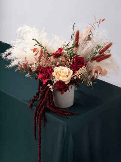 Dried Hydrangea Bunch in Vase: Stunning Displays with Brown, White, Pink, and Purple Flowers