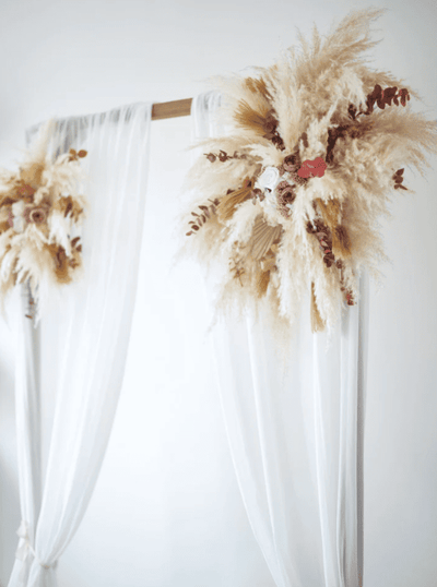 Dried Pampas Grass in Black, White, Grey, Blue & Pink: Bold and Stylish Decor Choices