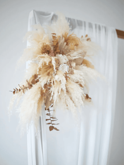 Natural Dried Pampas Grass Wall Decor – Elegant Designs by DecorFlowerBar