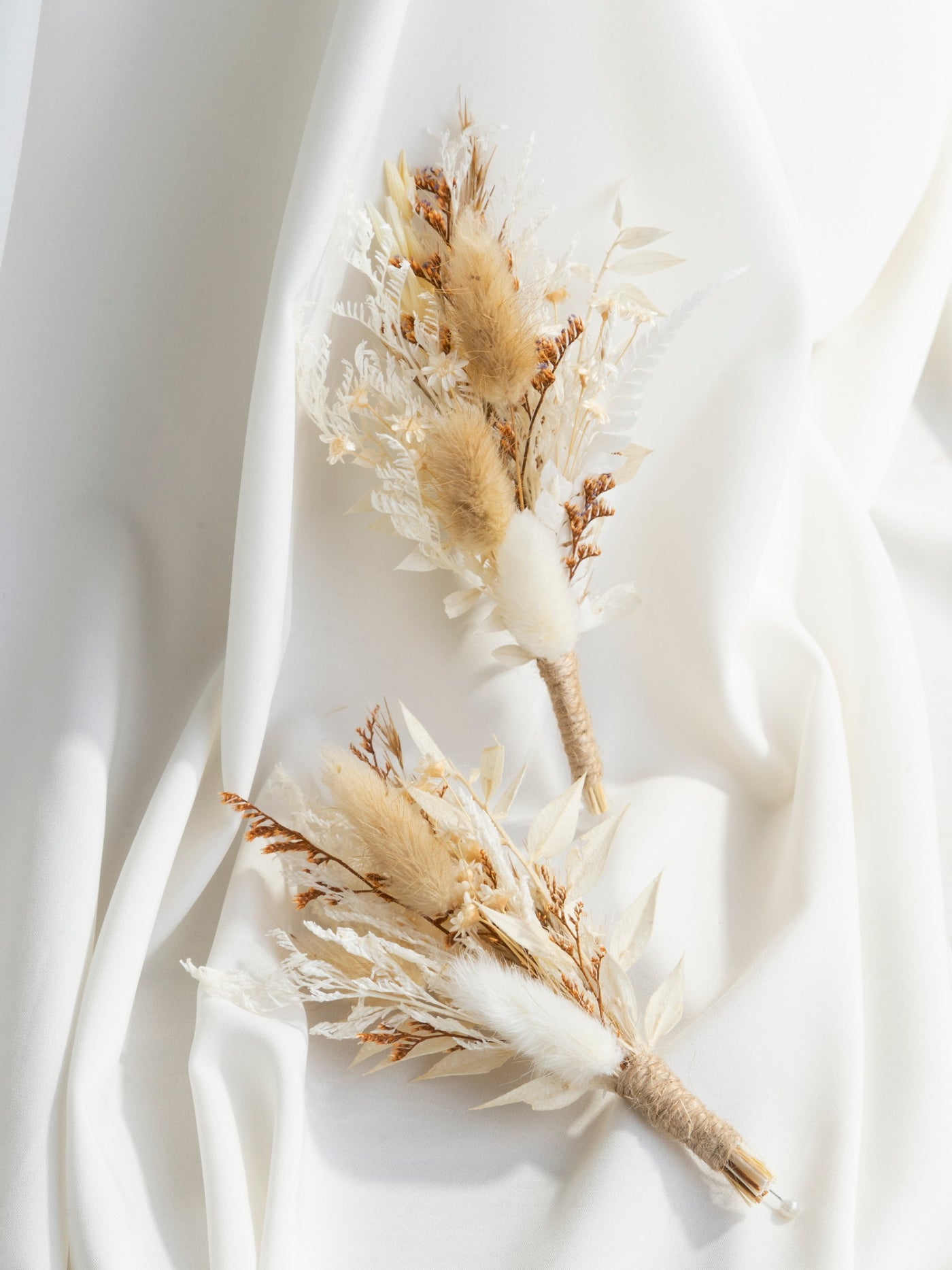 Rustic preserved flowers boutonniere