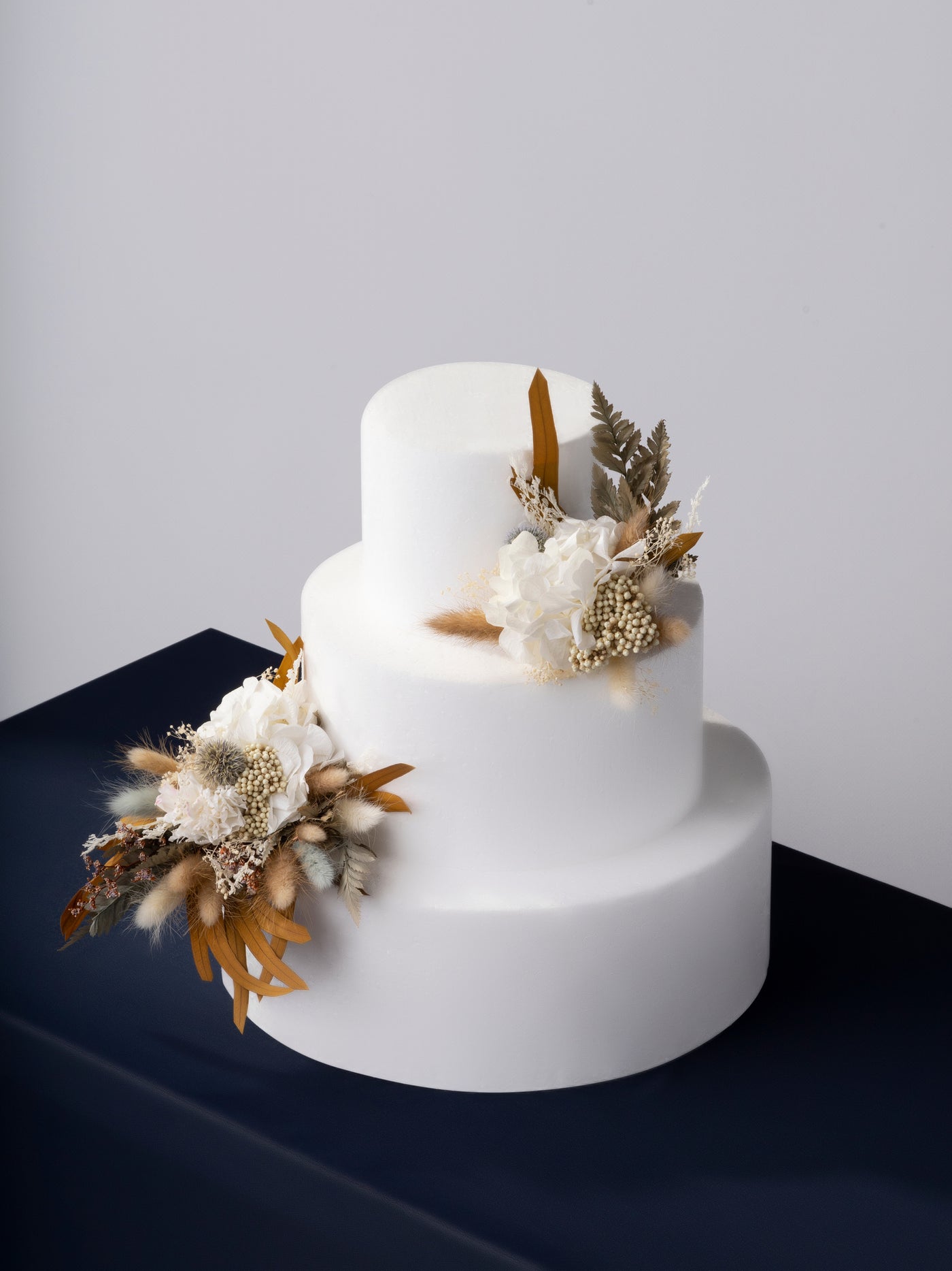 Cake Topper Rust With Sage Green Flowers For Your Wedding Day