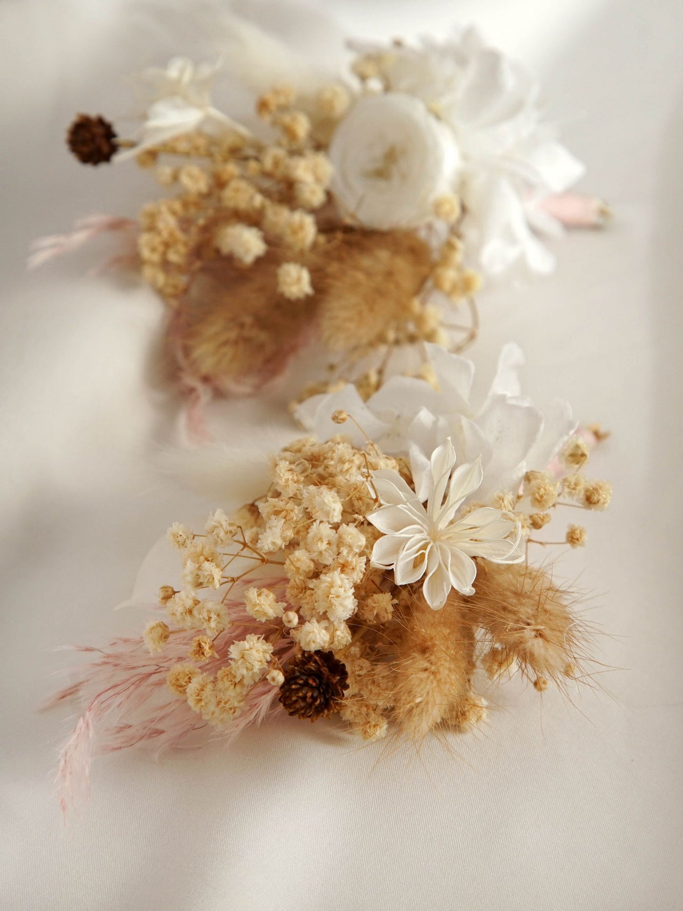 Light Pink And Rustic Wedding Boutonniere