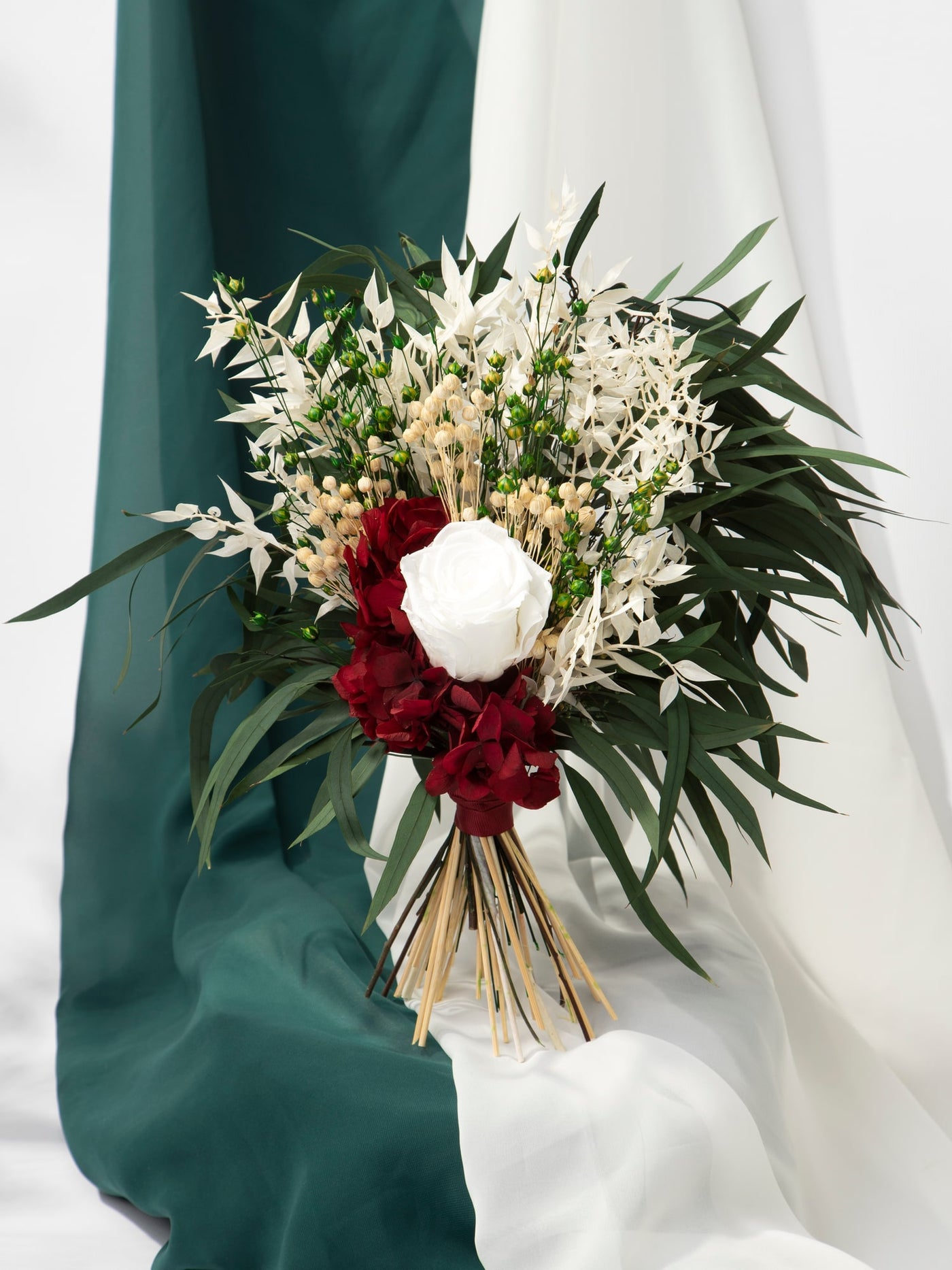 Bridesmaid Bouquet With Marsala Flowers For Your Wedding Day