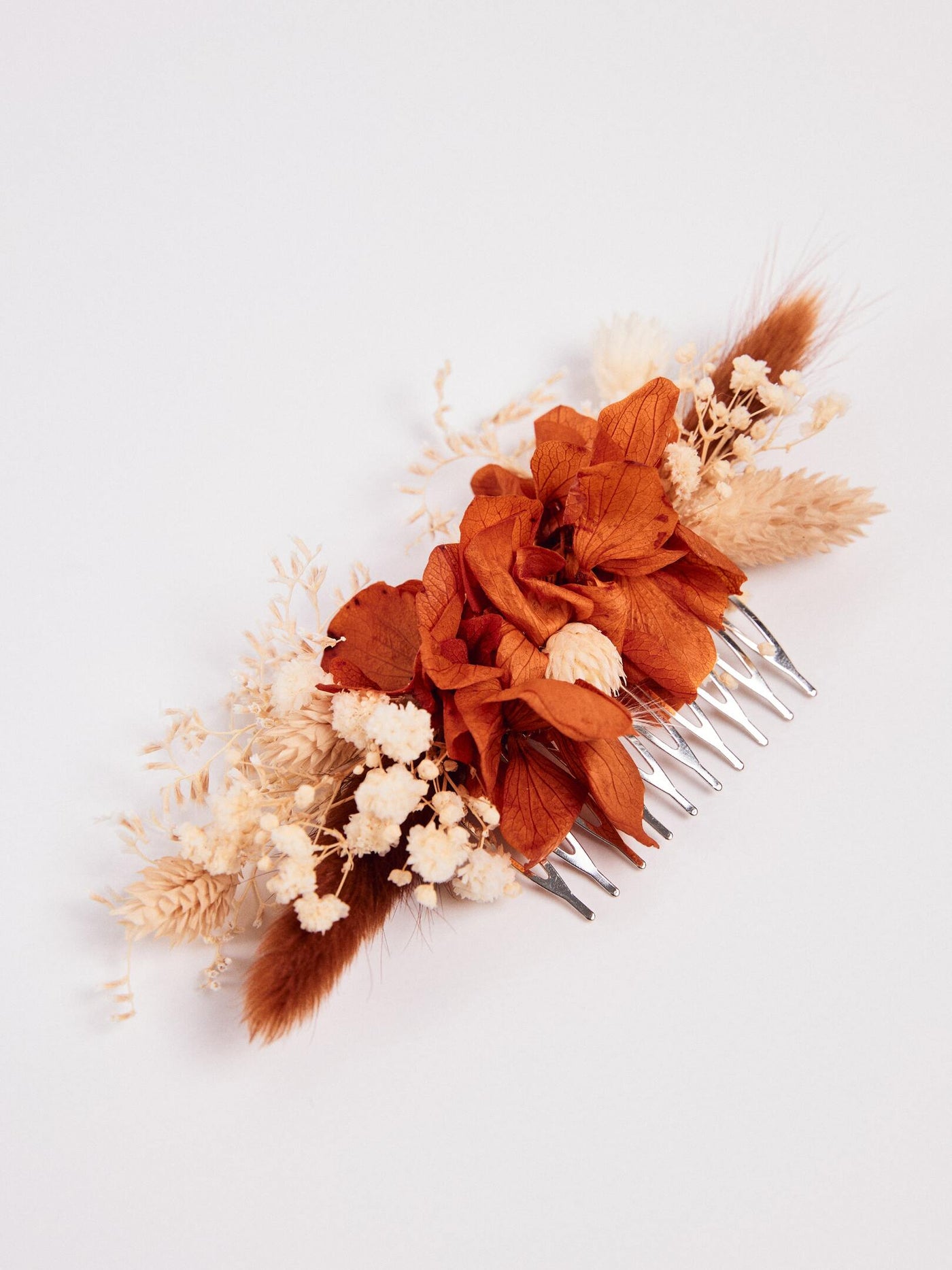 haircomb is lying on white background