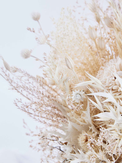 wedding bouquet close up view